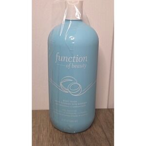 Function of Beauty Creamy Coconut Body Wash Nourishing Skin Barrier 22 fl oz NEW